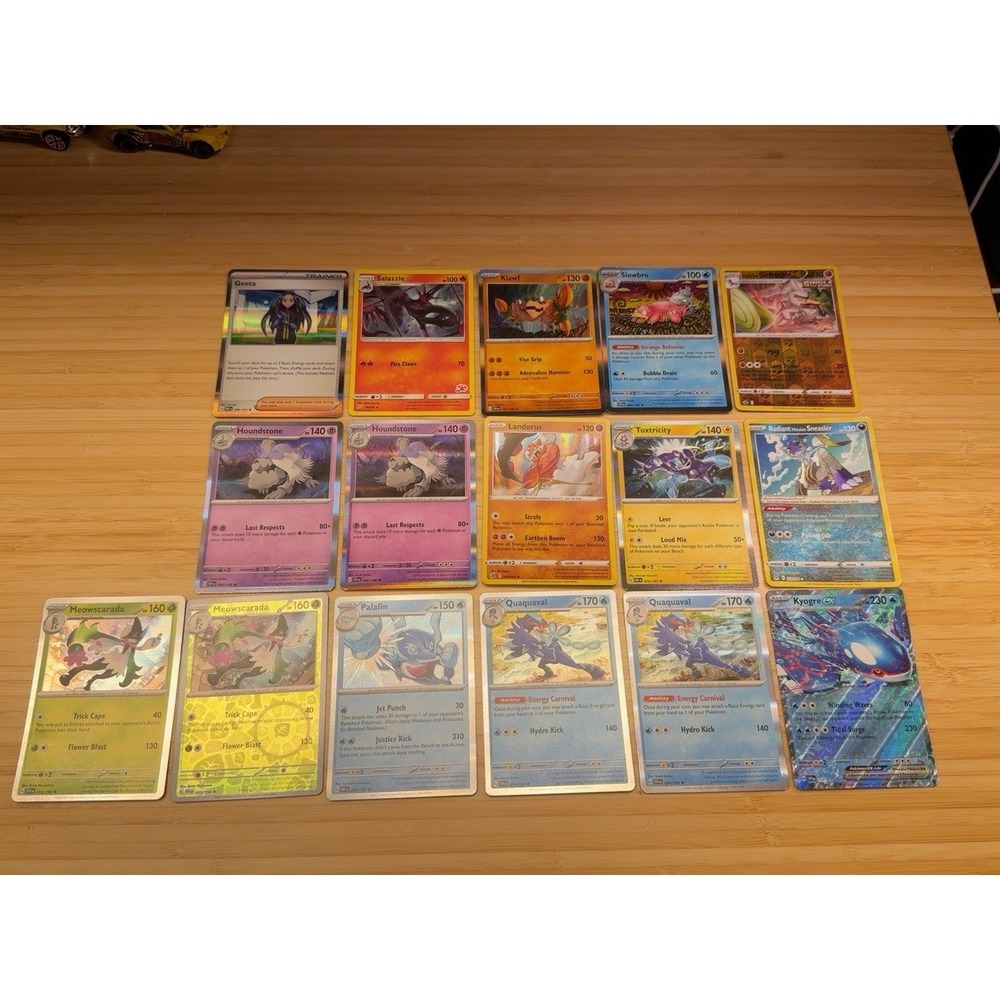 Pokemon TCG 16 Card Lot Kyogre ex Radiant Sneasler Holo Reverse Holo